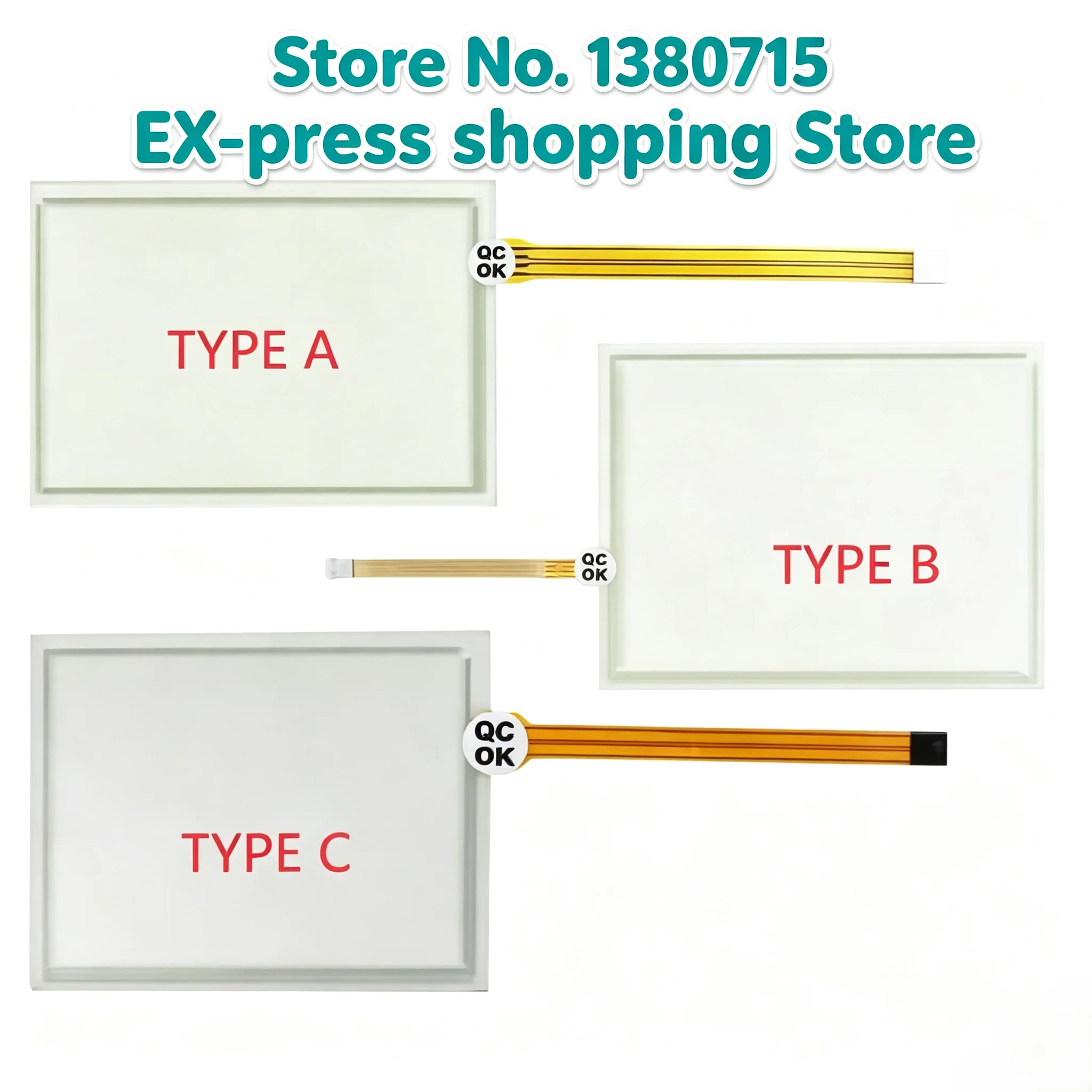 Industrial Touch Digitizer Glass With Multiple Cable Versions For 2711PC Series Display