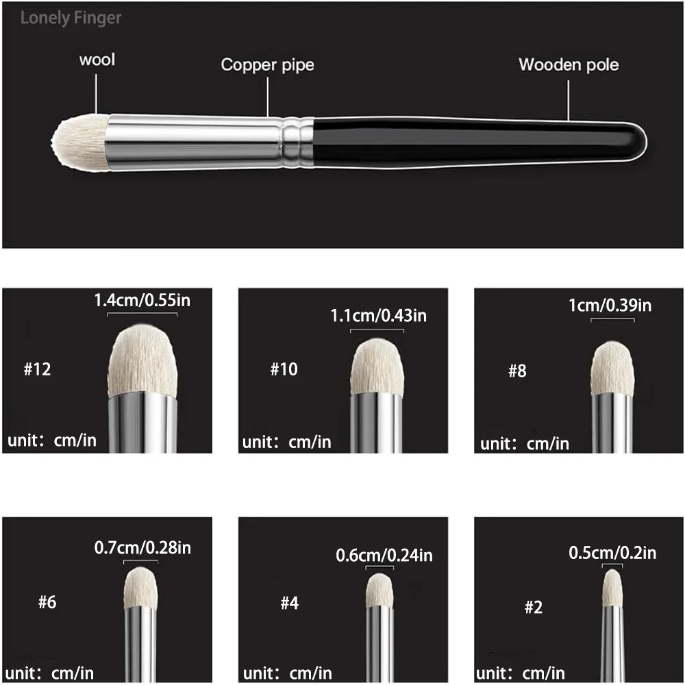 3pcs/6pcs Dry Brush Miniature Painting Drybrush , Professional Modellers Miniature Paint Brushes, Enamel Figurines Painting