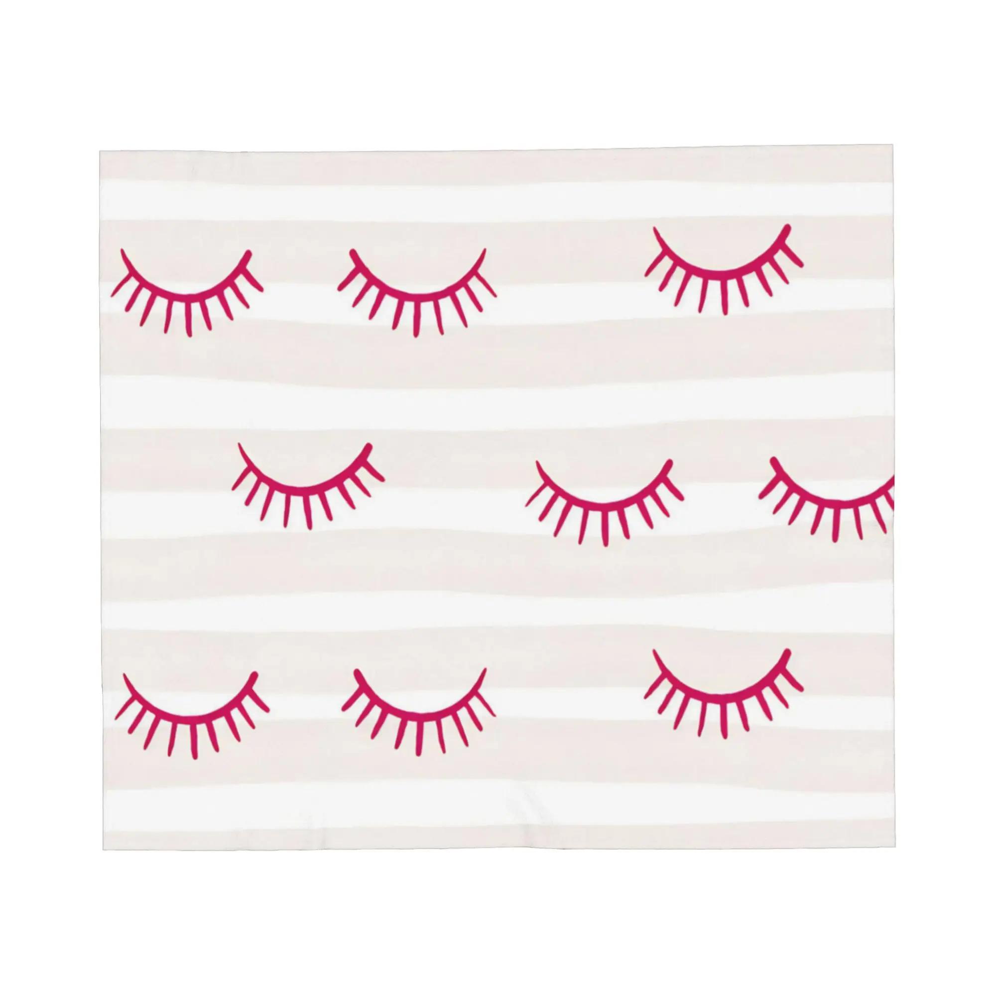 Closed Eyes Pattern Eyelash  Blanket  Plush Awesome Breathable Throw Blankets for Coverlet Spring/Autumn