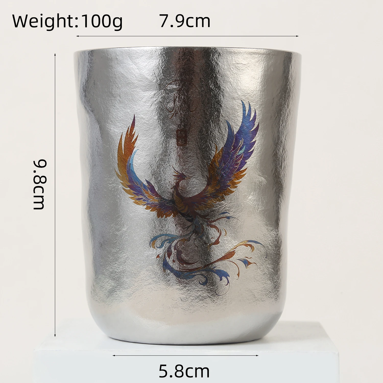 Titanium Mugs Coffee Cup Double Wall Vacuum insulated Titan Tea Beer Milk for Camping Hiking Outdoor Adventures