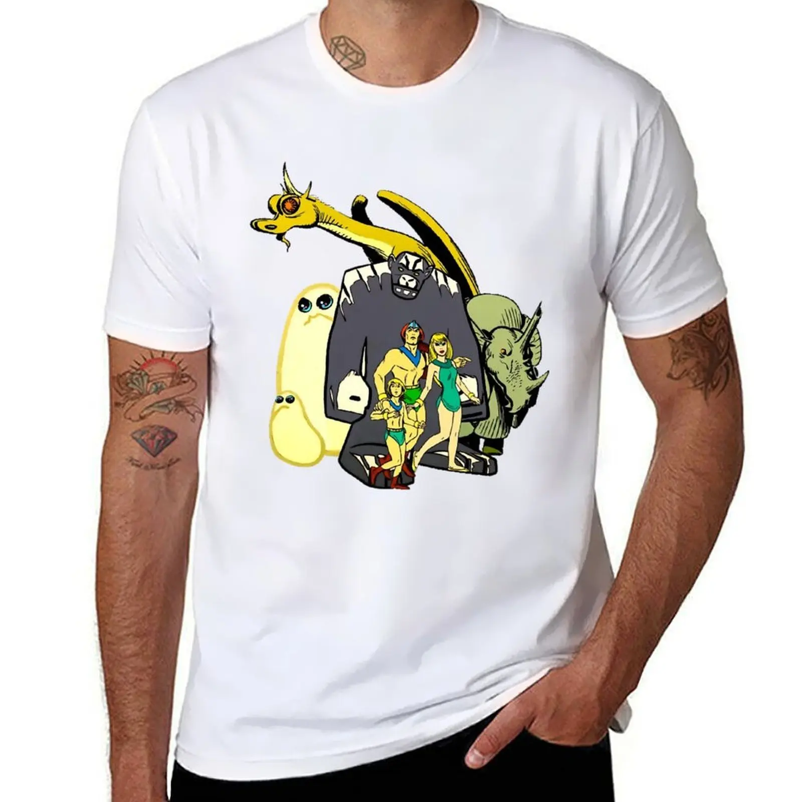 

The herculoids team HB T-Shirt men t shirt cotton 100% funny t shirts man T-Shirt