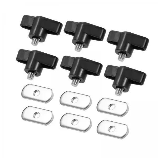 

Fast Install Kayak Screws Kit Durable ABS Track Mounting System for Fishing Boat Rods and Accessories