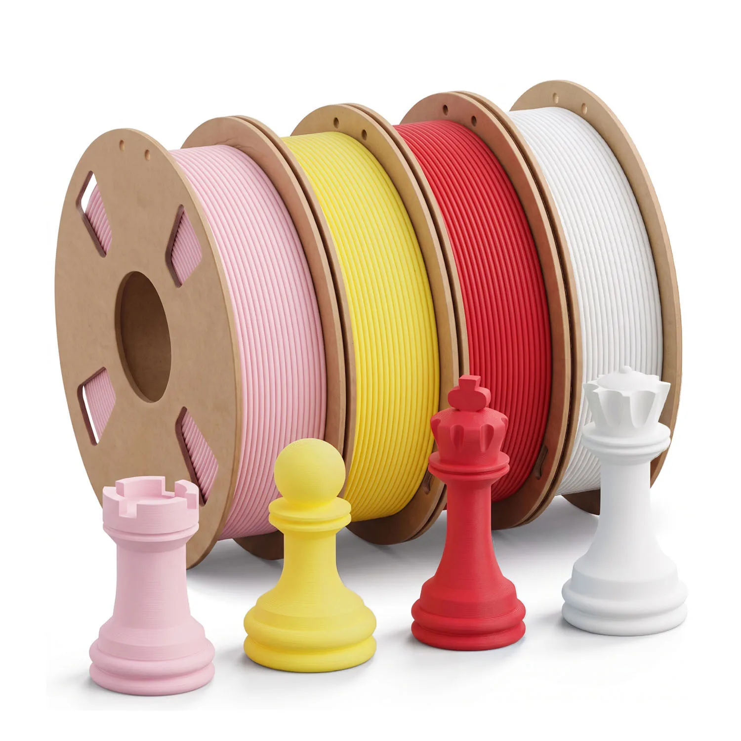 **PLA Filament Red Yellow White 4 Colors Optional 250g 1kg Per Roll 3D Printer Filament Polylactic Acid Printing Consumables**