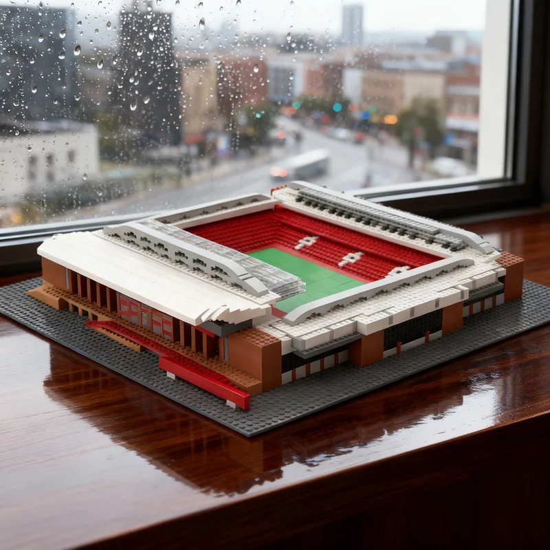

4715pcs MOC Anfield Stadium Creator Model Building Blocks Creative Display Gift Collectible Decor Kids Premium Adult Desk Home