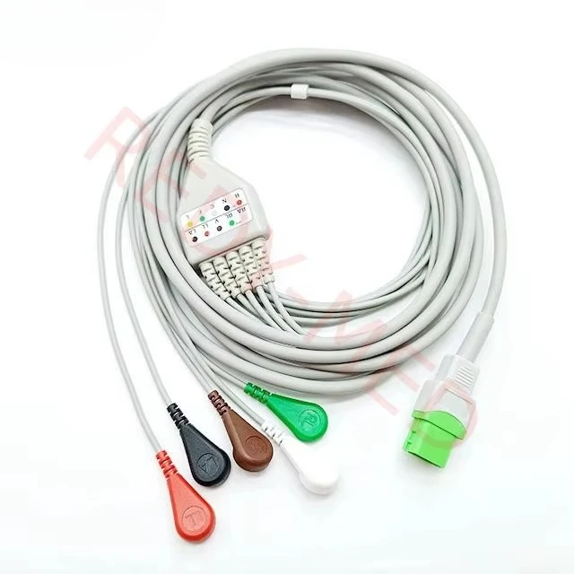 كابل تخطيط القلب ذو 5 أسعار طبي مباشرة بسعر المصنع متوافق مع Datascope Mindrays #3