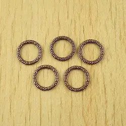 50pcs diameter10.3mm copper tone  hert rings frame charms findings h1945