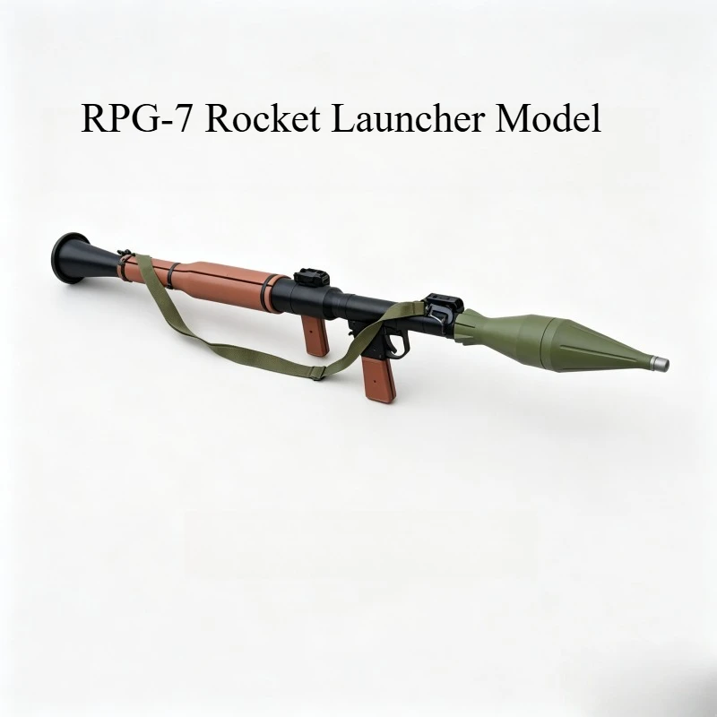 1/1 3D Printed Soviet RPG & Chinese Type 69 Rocket Launcher Replica - Detailed Scale Model for Collector Display,Office Decor