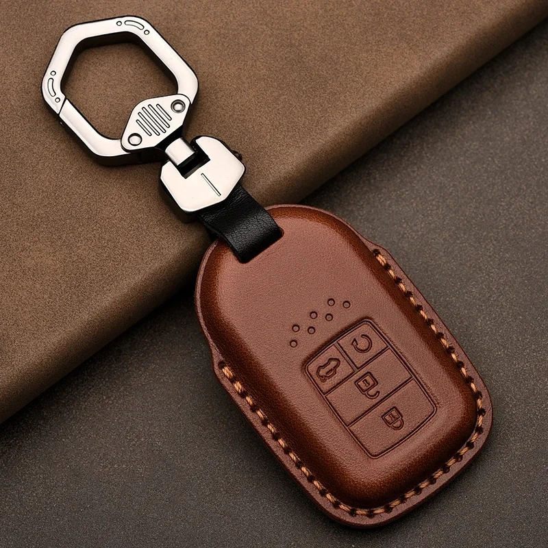Genuine Leather Protector for Honda Key Cover Civic Xrv Tenth Generation Accord Crv Jade Key Case Cover Fob