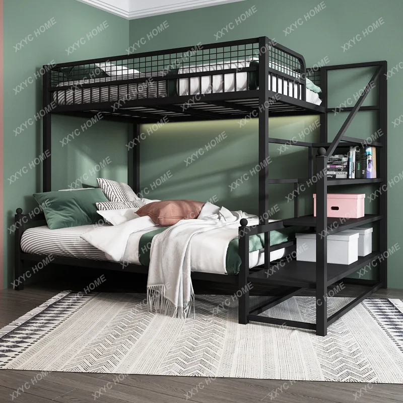 

Детская двухъярусная кровать CX Simple Home, цветная двухъярусная кровать, кровать для мамы и ребенка, кровать-чердак для малогабаритной квартиры