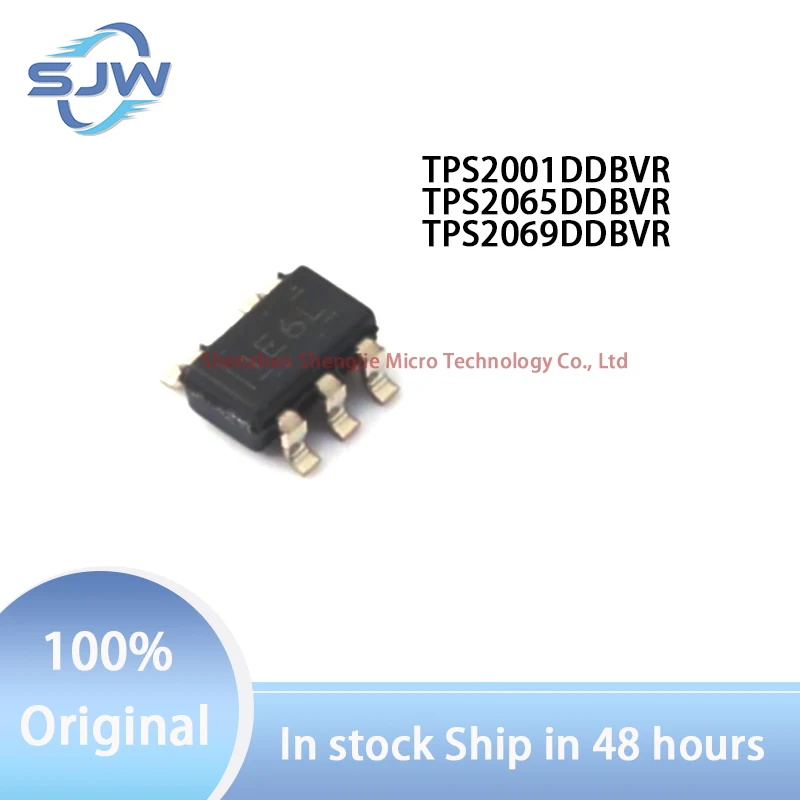 TPS2001DDBVR TPS2065DDBVR TPS2069DDBVR Screen printing 1E6L 18OF 18PF encapsulation SOT-23-5 Power electronic switch