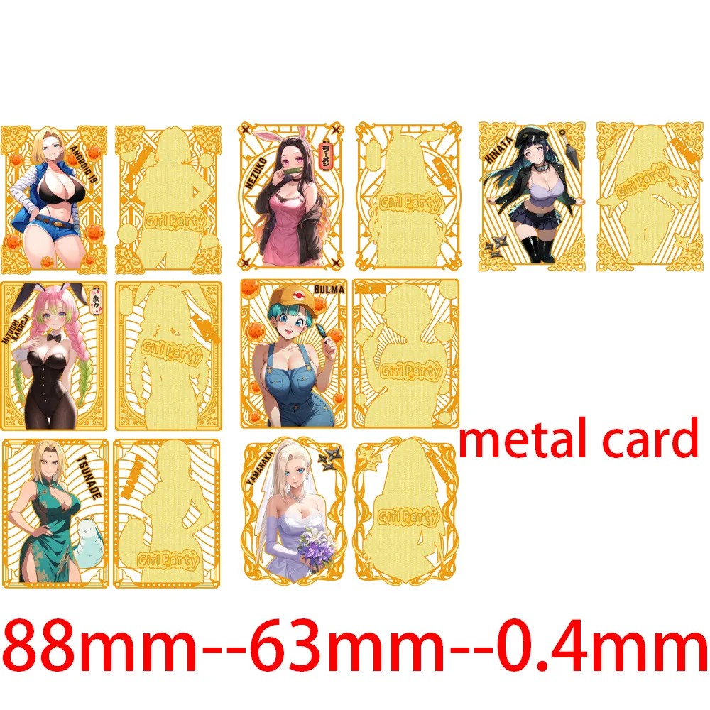 Goddess Story Metal Cards Rare Swimsuit Goddess MR Card Boy Play Toy Collectible Card Christma Birthday Present