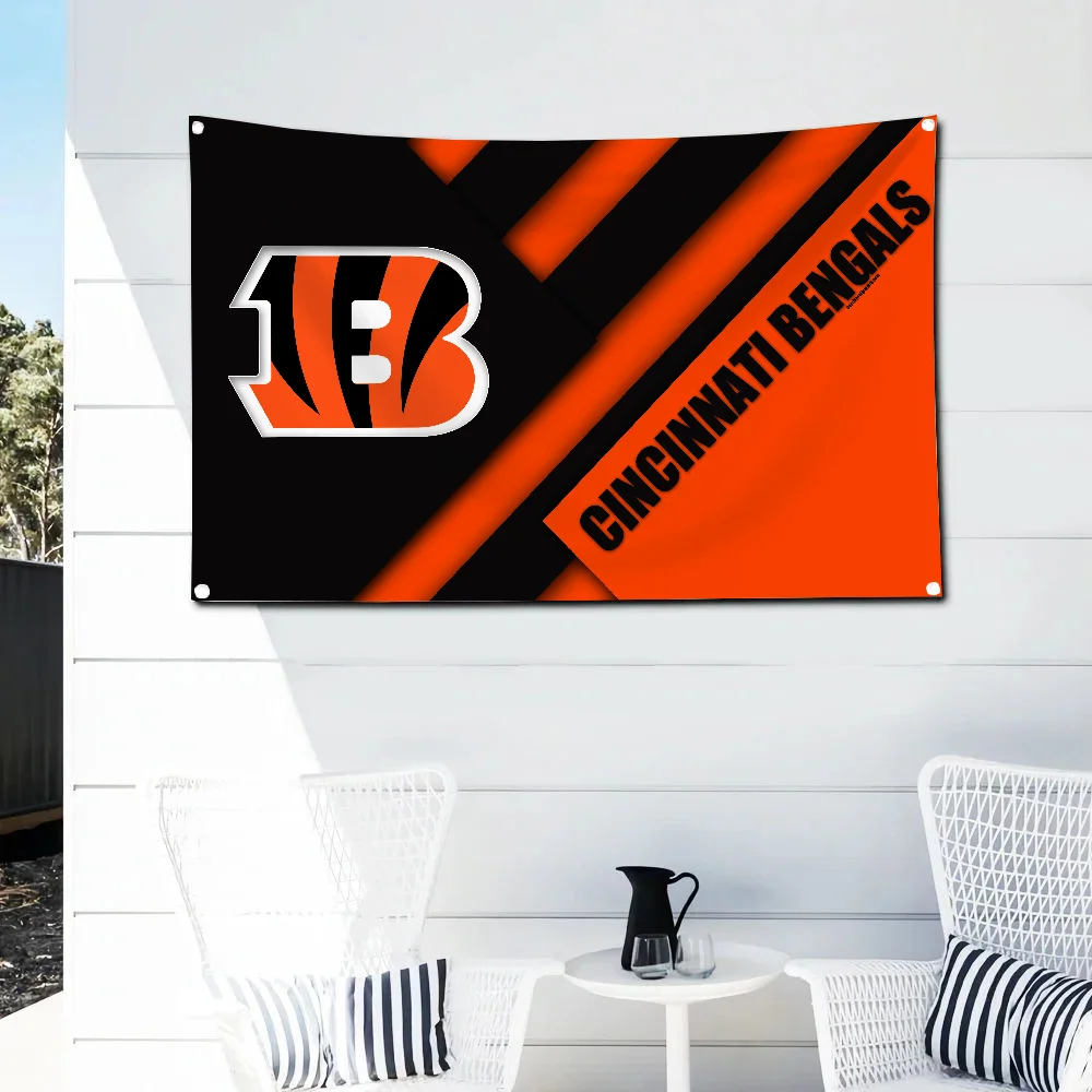 Turkey Em Cincinnati BengalS Garage Flag World Flags and Banners 4th of July Decorations Home Garden Fallout Skateboard for You