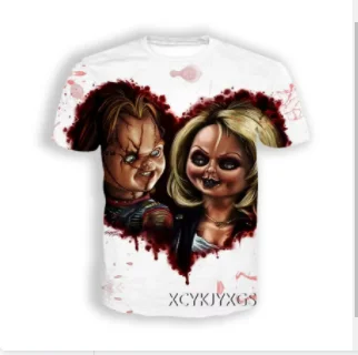 Bride of Chucky 3D Print Causal Clothing New Fashion Men Women T-shirt Plus Size Size S-7XL Summer  Streetwear