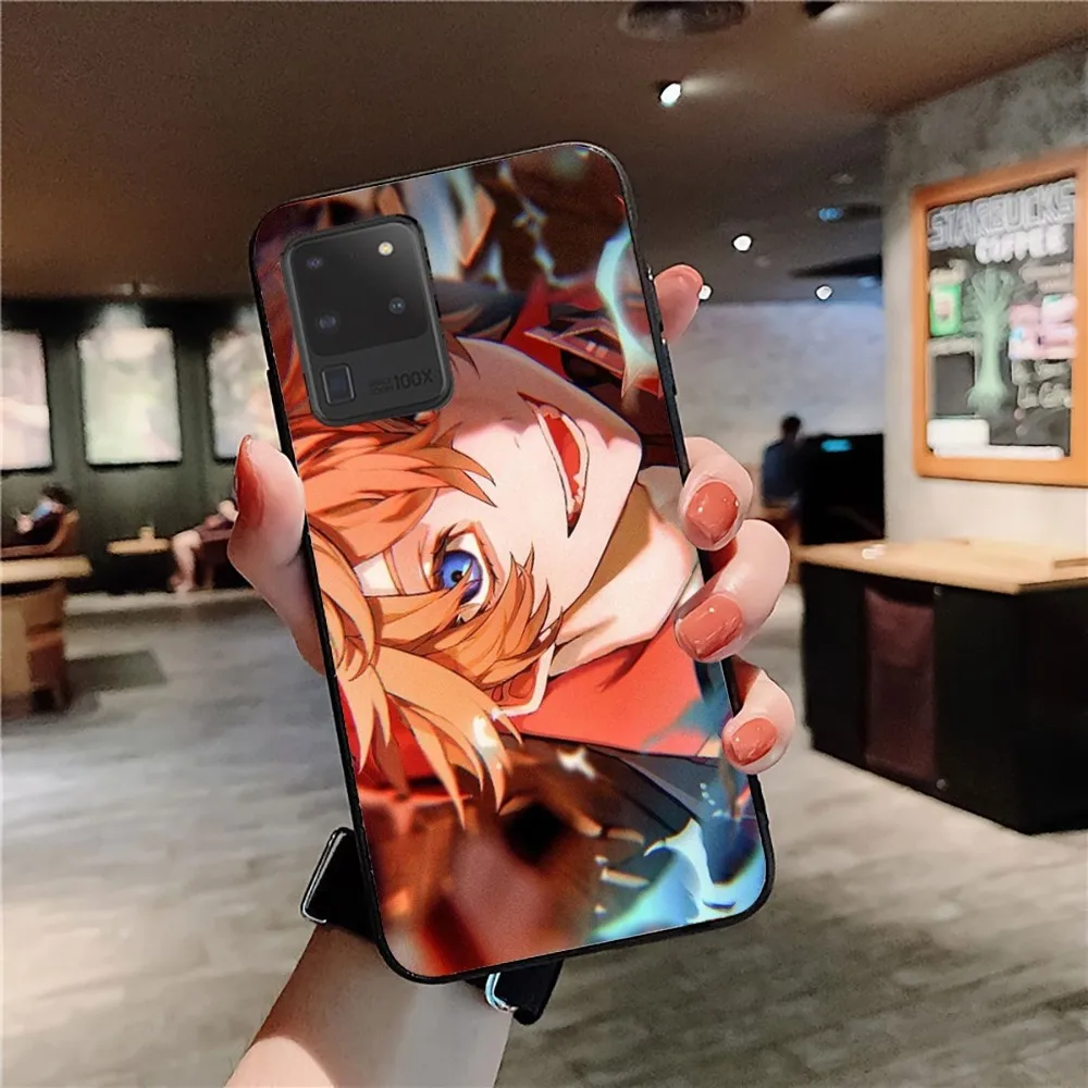 Tartaglia Childe Genshin Impact Phone Case For Samsung S 9 10 20 21 22 23 30 23plus lite Ultra FE S10lite Fundas