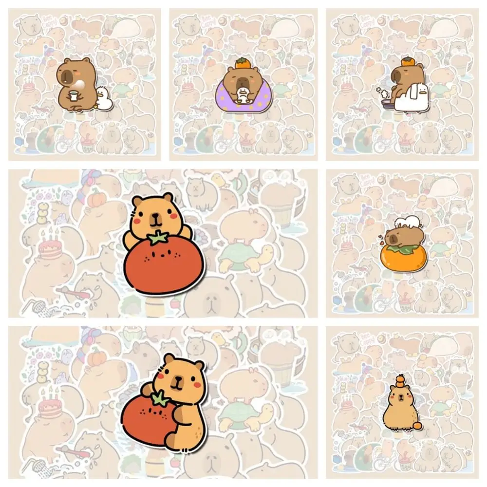 Pino de peito de desenho animado acrílico capivara pino fofo kapibara animal emblema kawaii adorável capibara pino festa