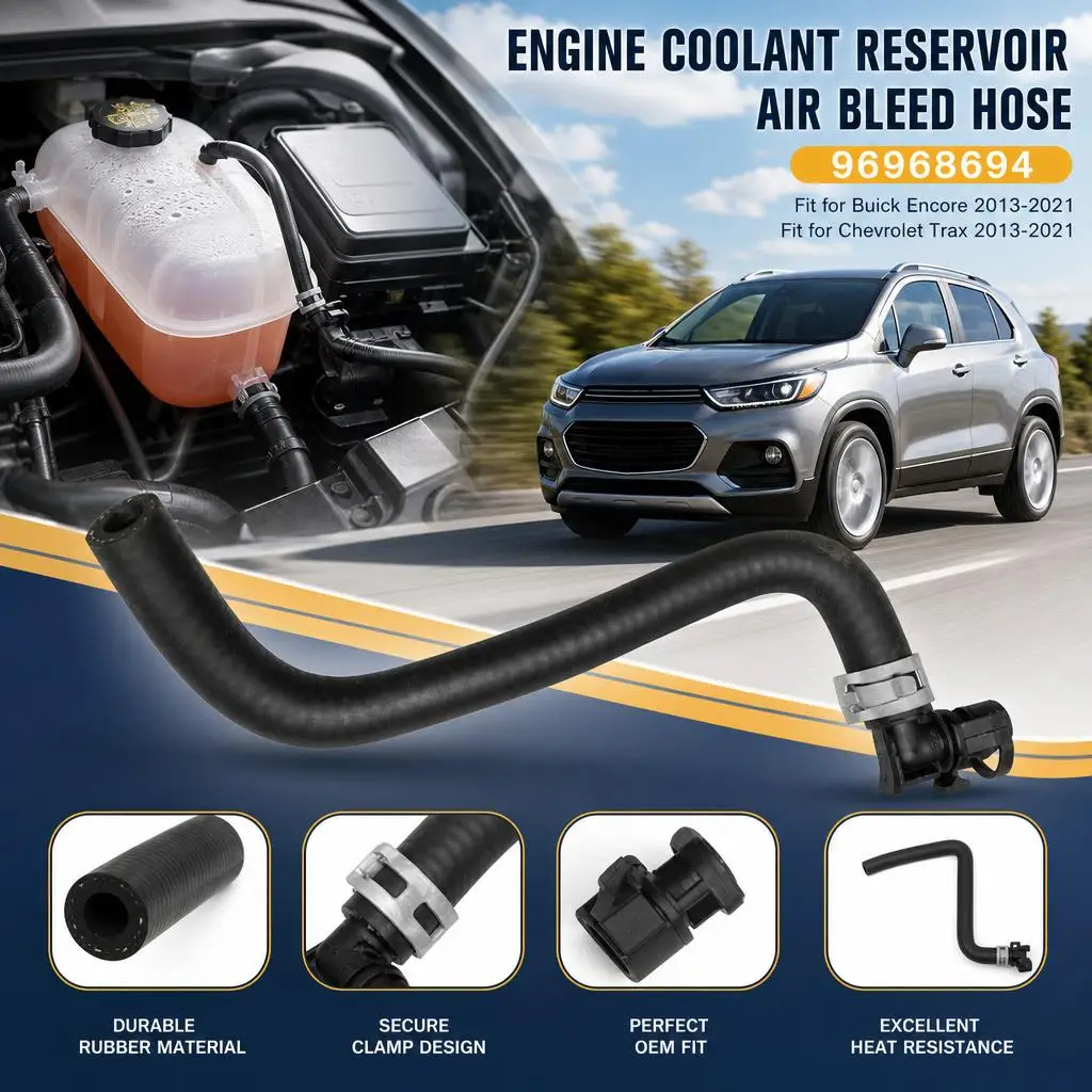 96968694 Engine Coolant Reservoir Air Bleed Hose For Buick Encore 2013-2021 Trax 1.4L For Chevrolet Trax 2013~2021 Car Accessories New