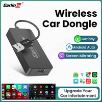 Carlinkit Dongle inalámbrico CarPlay y Android Auto con espejo de pantalla WiFi BLE para Android Car Multimedia Android e iOS