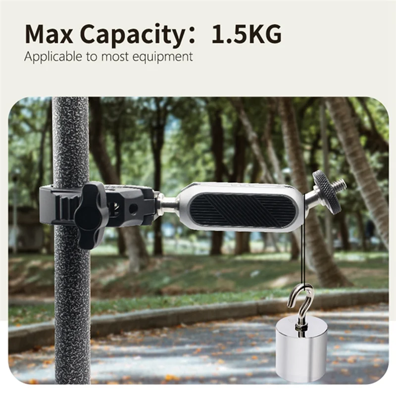 High Quality 1/4 Camera Bike Bicycle Handlebar Clamp Bracket Tripod Mount Screw Clip Tripods for Gopro Hero 11 10 DJI