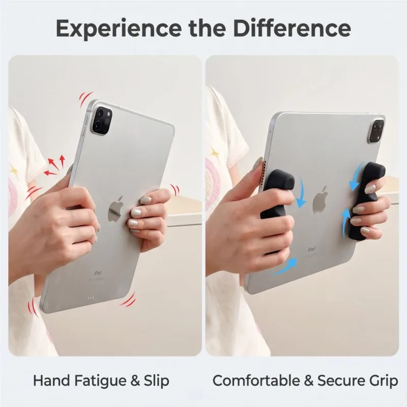 For IPad Hand Support Game Auxiliary Artifact Six-finger Linkage Silicone Washable E-sports Tablet Handle Grip Chicken Artifact