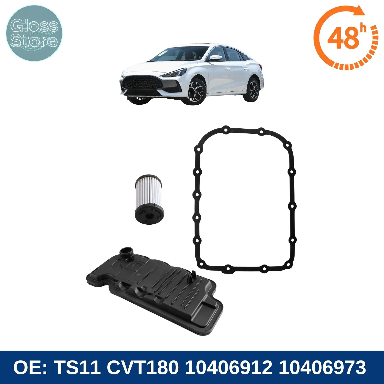 TS11 CVT180 10406912 10406973 Automatic Transmission Filter Gasket Kit FOR MG MG5 2020-2023 1.5L L4 FOR MG ZS 2020-2022 1.5L L4