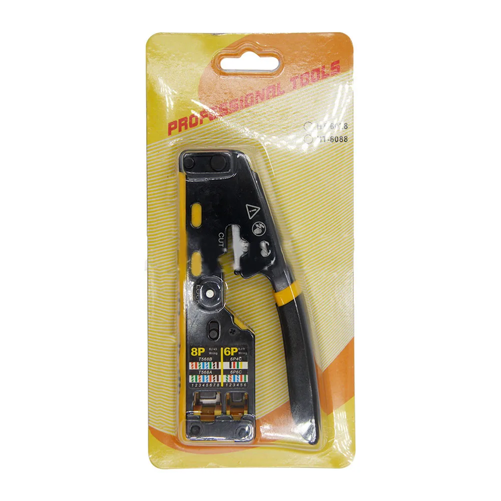 

Crimp Tool Pass Through Crimper Cutter For 6P/8P/8C Connector Wire Tool Seven Kinds Through-hole Network Cable Pliers Hand Tools