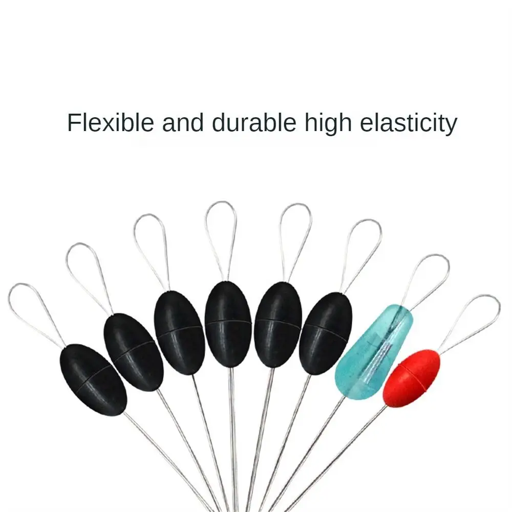 Materiale in gomma galleggiante Lenza da pesca anti-filo Attrezzatura Galleggiante da pesca Fagiolo Tappo in gomma Fagioli spaziali in gomma Fagioli spaziali da pesca