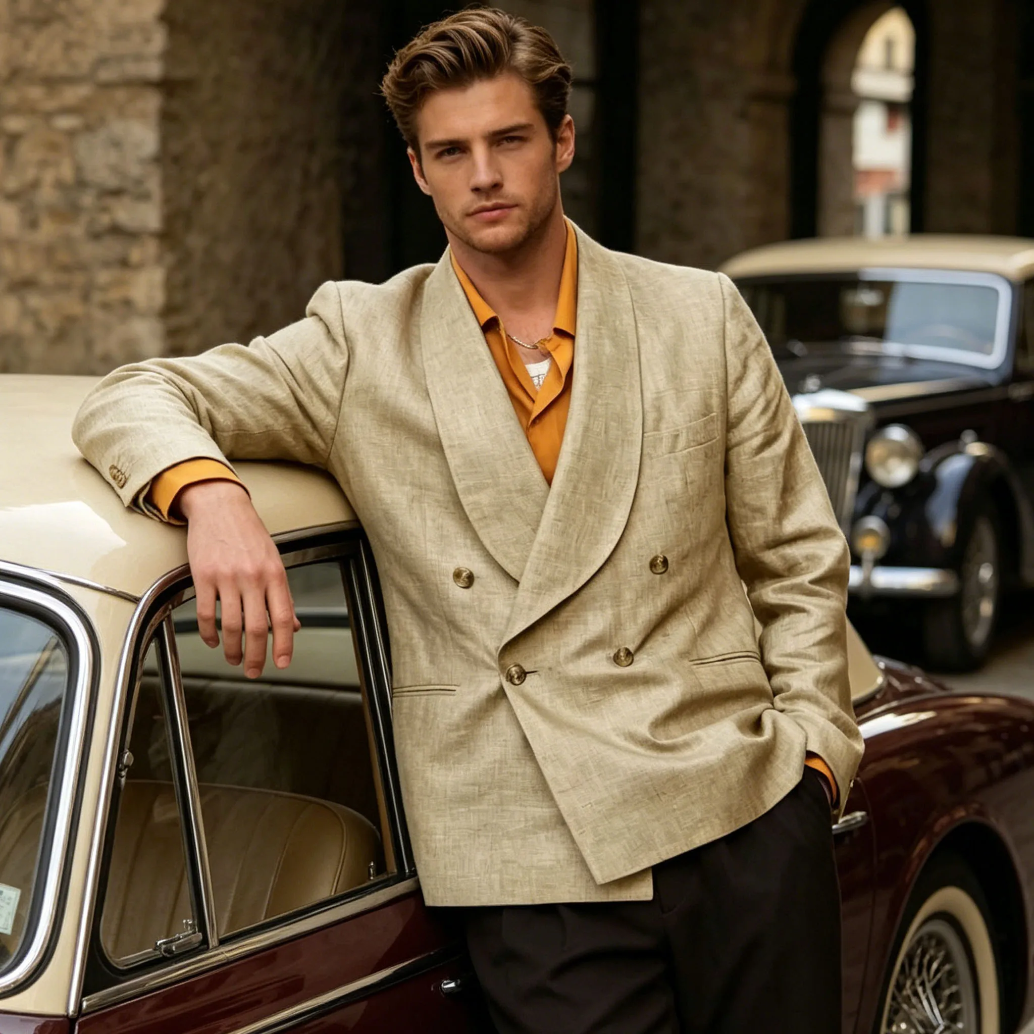 men's-linen-blazer-shawl-collar-double-breasted-slim-fit-lightweight-breathable-casual-cool-suit-jacket-summer-business-wedding