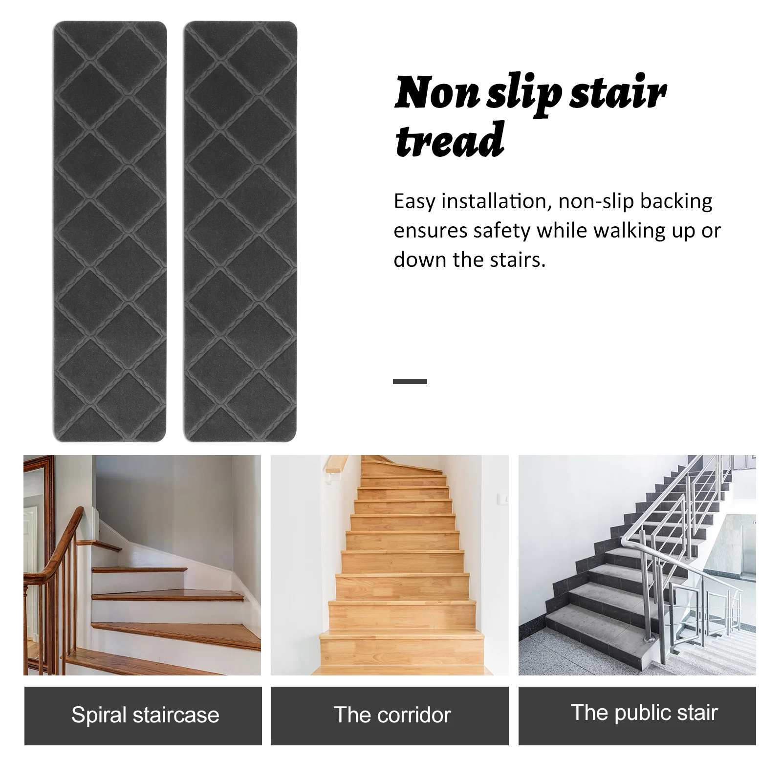 Stair Treads Non Slip Mat Rug Carpet Stairs Runner Anti Coffee Child Washable Area Rugs