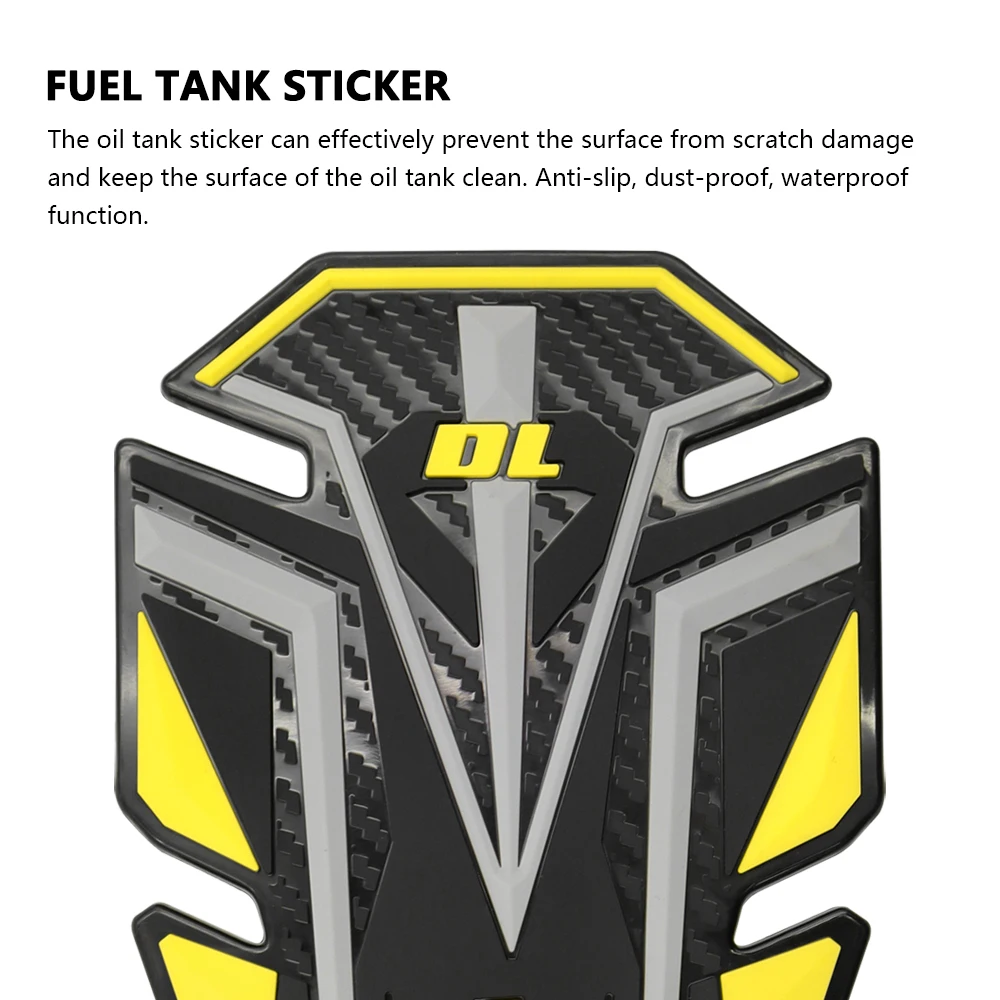 For Vstrom DL650 V-strom 650 XT 650XT DL 650 Motorcycle Tank Pad Protector Sticker Decal Gas Knee Tank Traction Pad Side