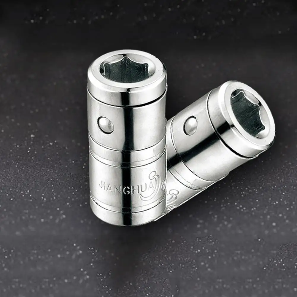1/2//3 Pc 1/4' Square Hole To 1/4' 6.3mm Converter 6.3mm Series Screwdriver Head Connector Wrench Hand Tool Set Repair Tool