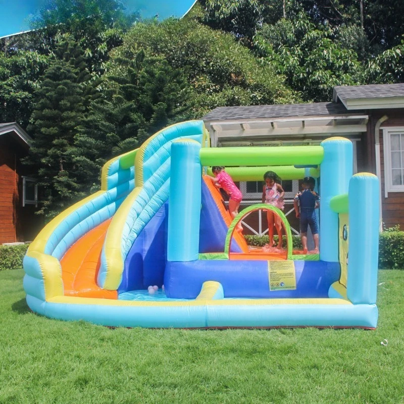 

Inflatable slides, amusement equipment
