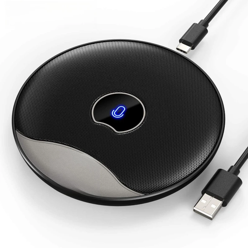 

Desktop pickup conference microphone USB computer full point 360 ° recording microphone