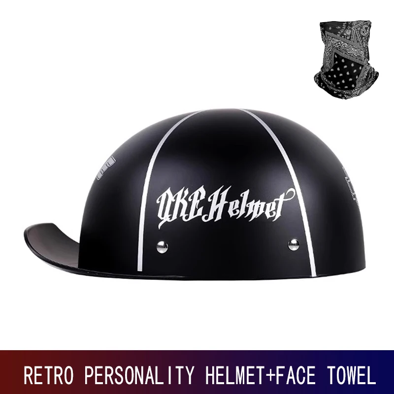 

Мотоциклетный полушлем, женский шлем в Европе и США, ковш-шлем, мужской ретро-шлем с педалью, персонализированная бейсболка