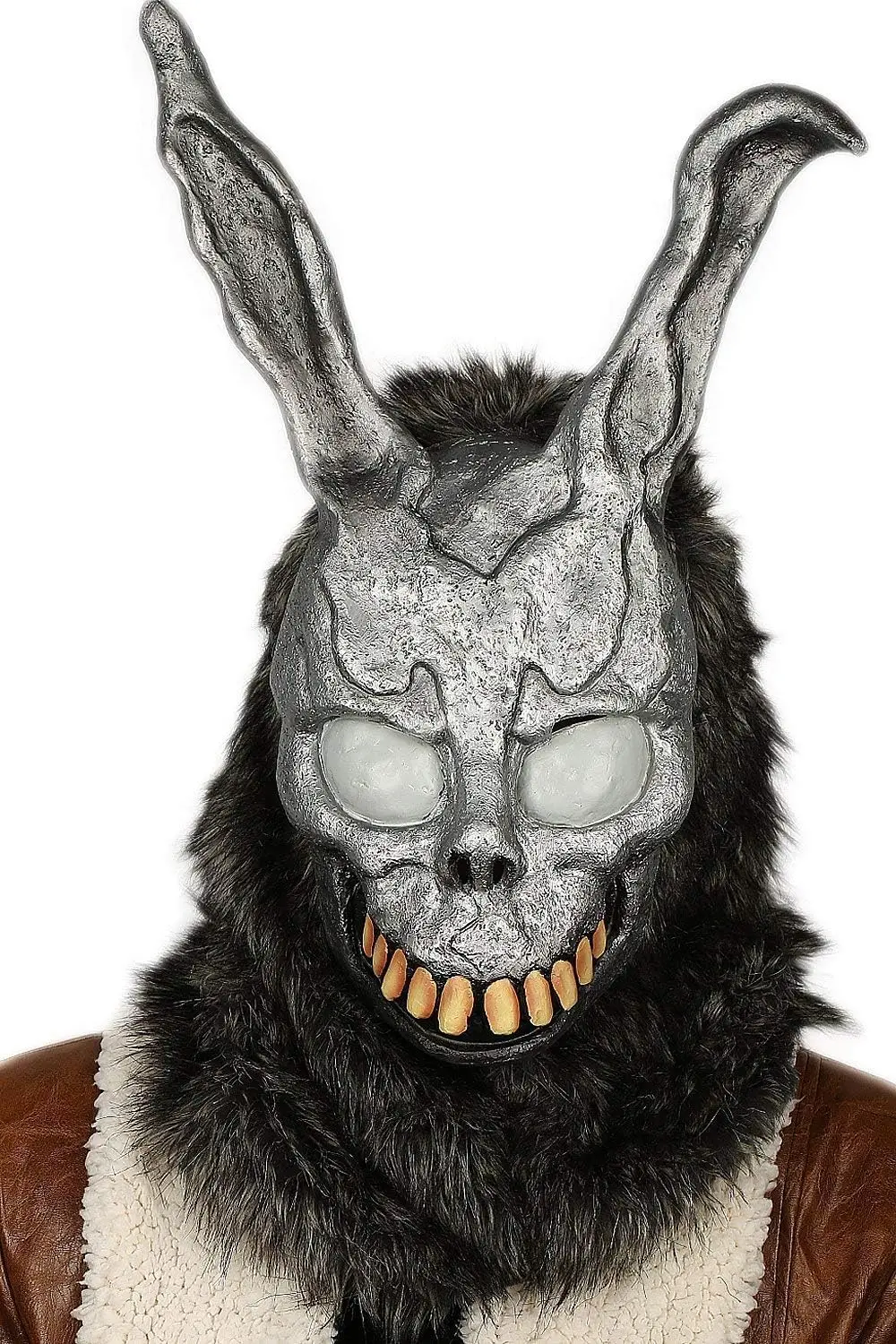 قناع أرنب فرانك زاحف الأرنب كامل الرأس الحيوان تأثيري الدعائم للباس قناع مخيف قناع تنكر زي الملحقات