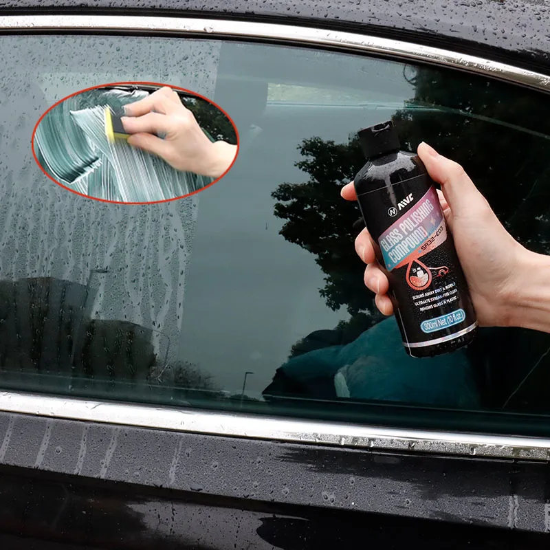Car Glass Oil Remover AIVC Windshield Coating Agent Waterproof Rainproof Automobile Glass Oil Film Cleaner Polish Car Detailing