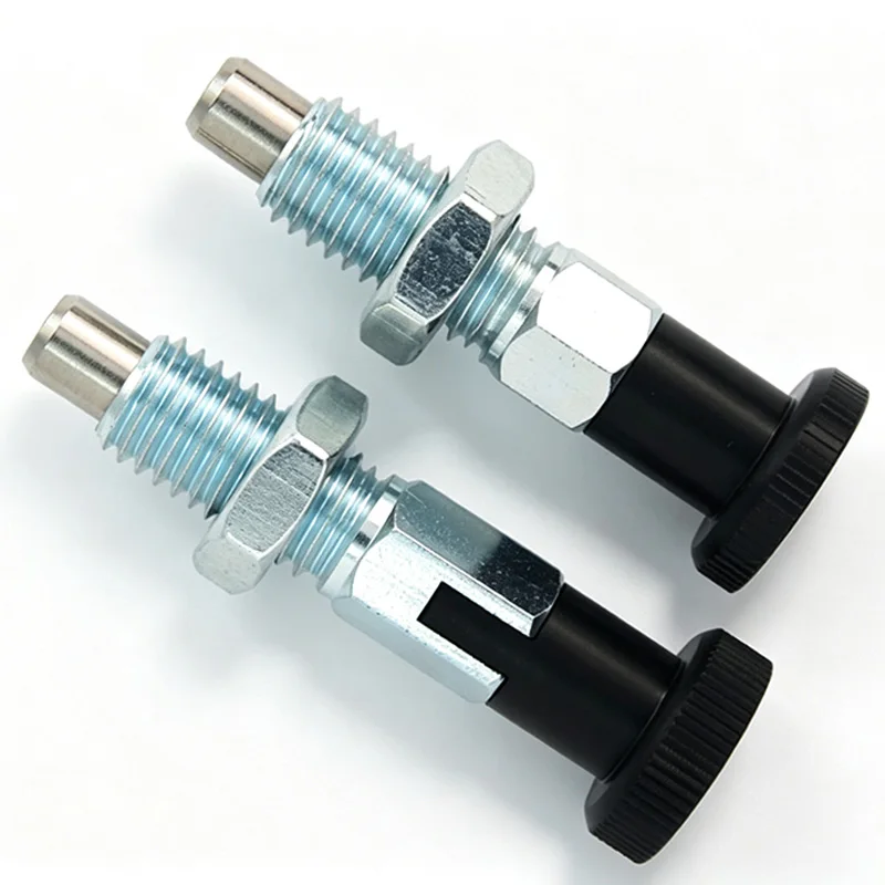 Index Plunger Knob Plunger M6M8M10M12 Self-Locking Stainless Steel Spring Positioning Pin Reset Type Indexing Pin Coarse Thread