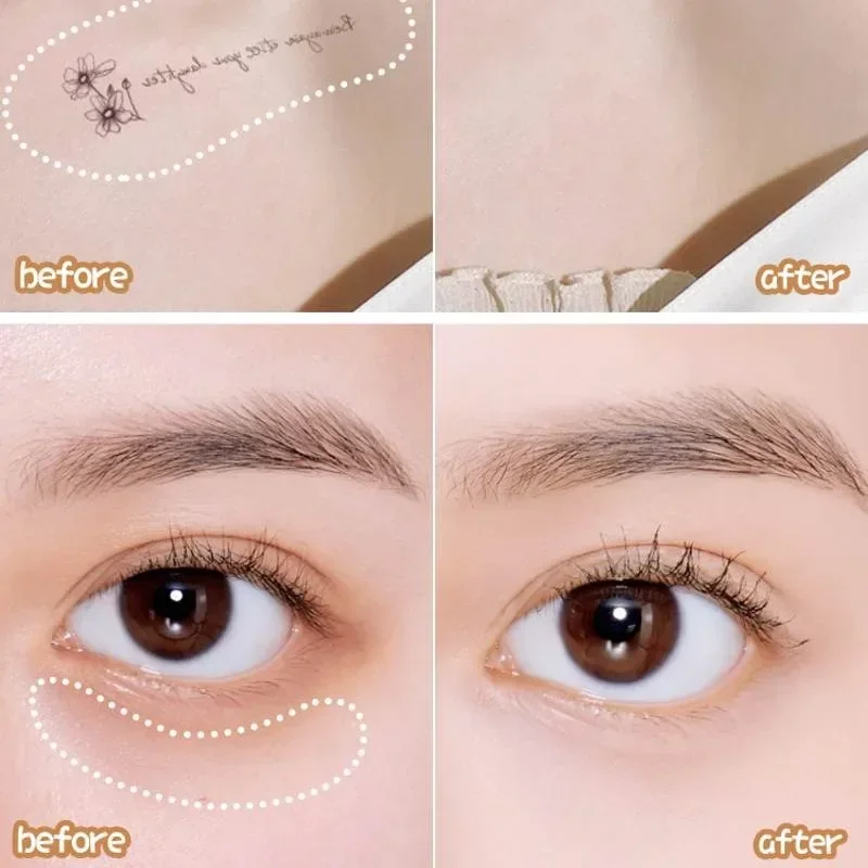 Barra correctora resistente al agua, maquillaje hidratante, cobertura completa, marcas de acné, contorno de círculo oscuro, lápiz corrector de labios y cejas, cosmético