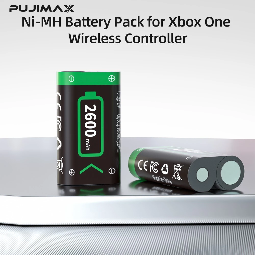 

PUJIMAX 2600mAh Digital Battery for Xbox-2600 + USB Charger for Xbox One/Xbox Series X/Xbox One S/Xbox One X/Xbox One Elite