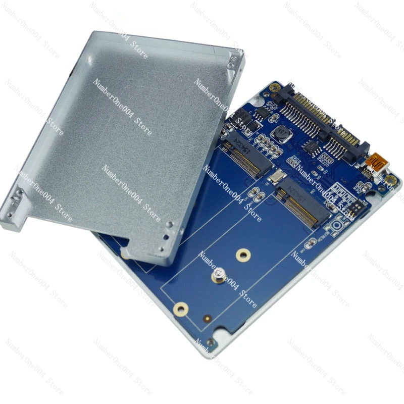 

Dual Ngff To SATA3 Adapter Card M.2 To USB3.0 Mobile Hard Disk Box Dual M.2 Group Raid 2.5