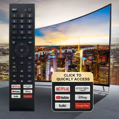 New ERF3J80H Remote Control for Hisense 4K UHD Android Smart TV 75A6G 75U6G 75U68G 70A6G 65A6G 65U68G