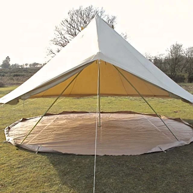 Luxury Outdoor Waterproof Camping Cotton Canvas Teepee Tent Yurt Glamping Bell Tent