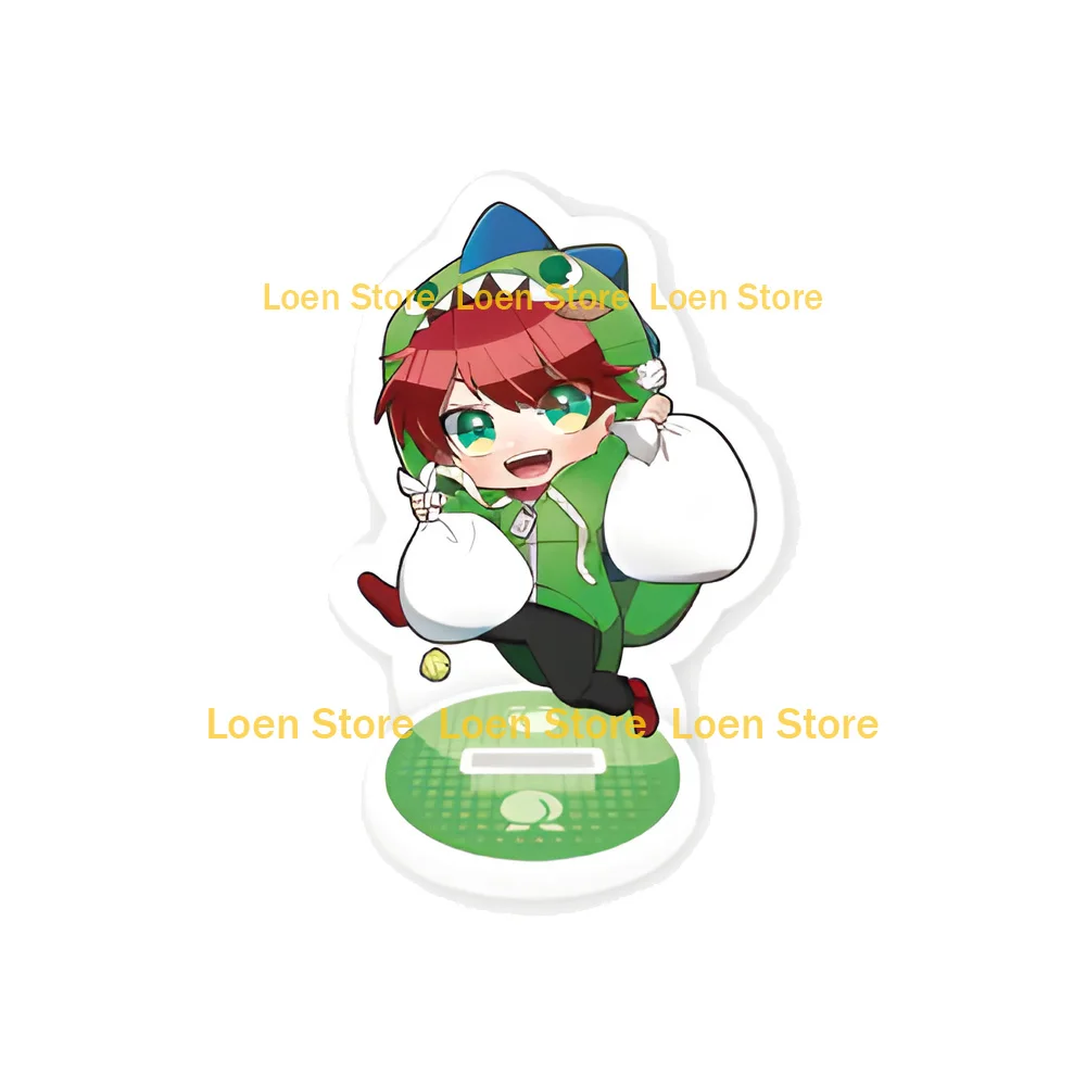 LoenStore Mini World Official VTuber Colorful peach JPAPA Noa Tattsun Yuankun Siva Small anime gift Acrylic stand desk ornament 