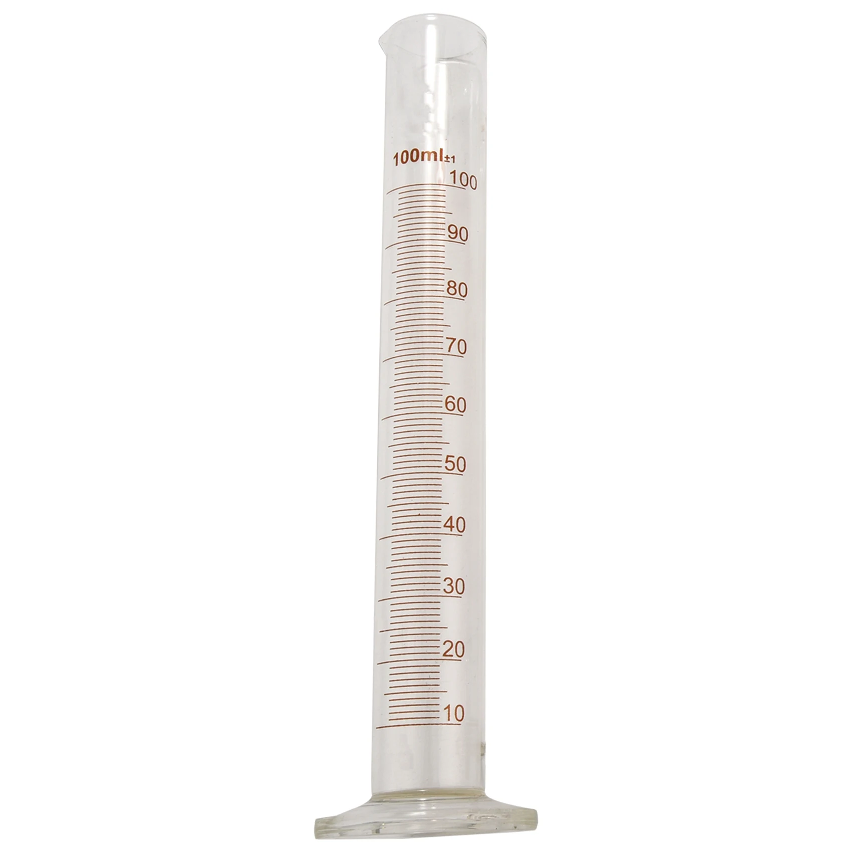 ABUN-8 Measuring Cylinder - 5Ml, 10Ml, 50Ml, 100Ml - Premium Glass - Contains 4 Cleaning Brushes + 6 X 1Ml Glass Pipettes
