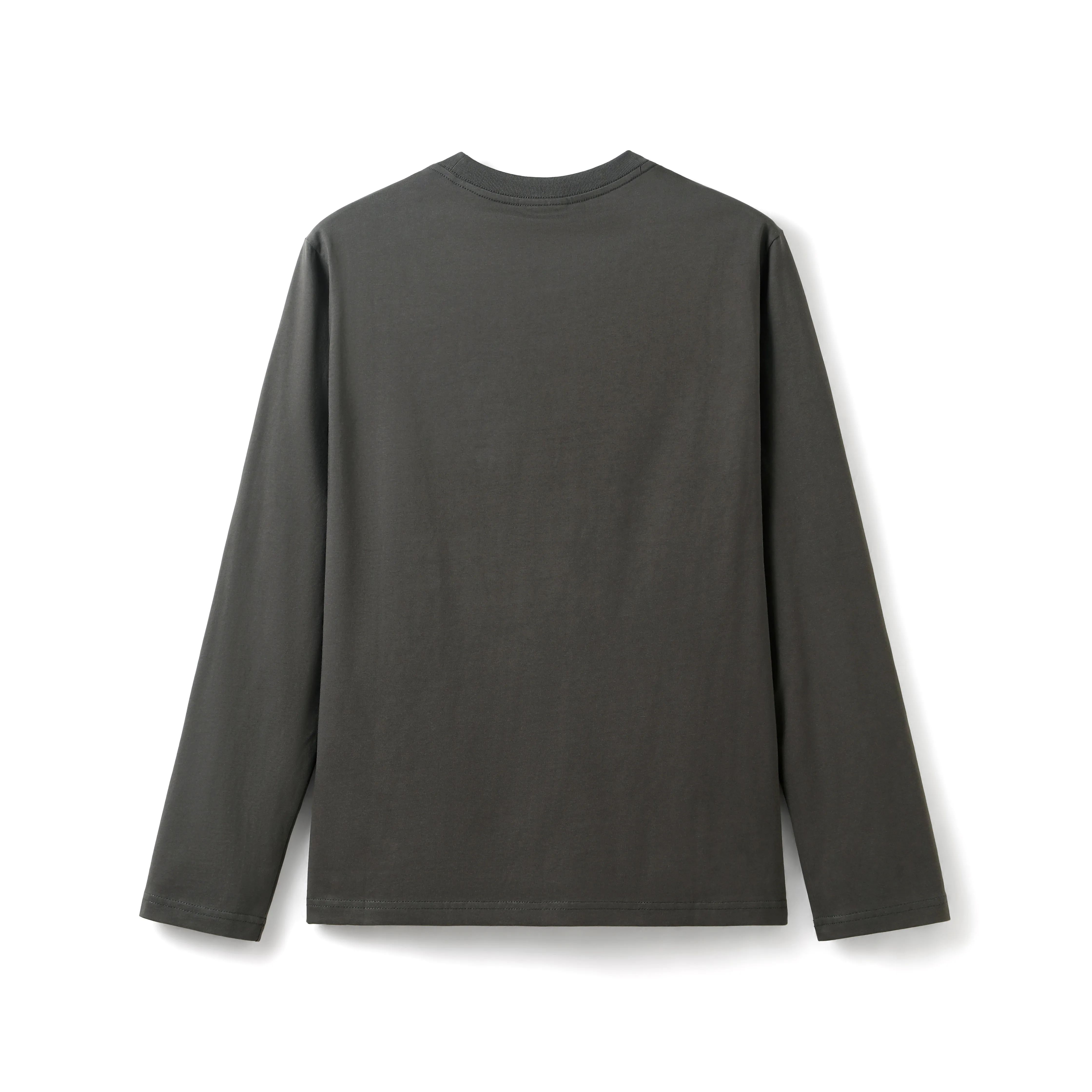 2026 Autumn New American Retro Long-sleeved O-neck Letter Printed T-shirt Men's Fashion Simple 100% Cotton Casual Sport Tops