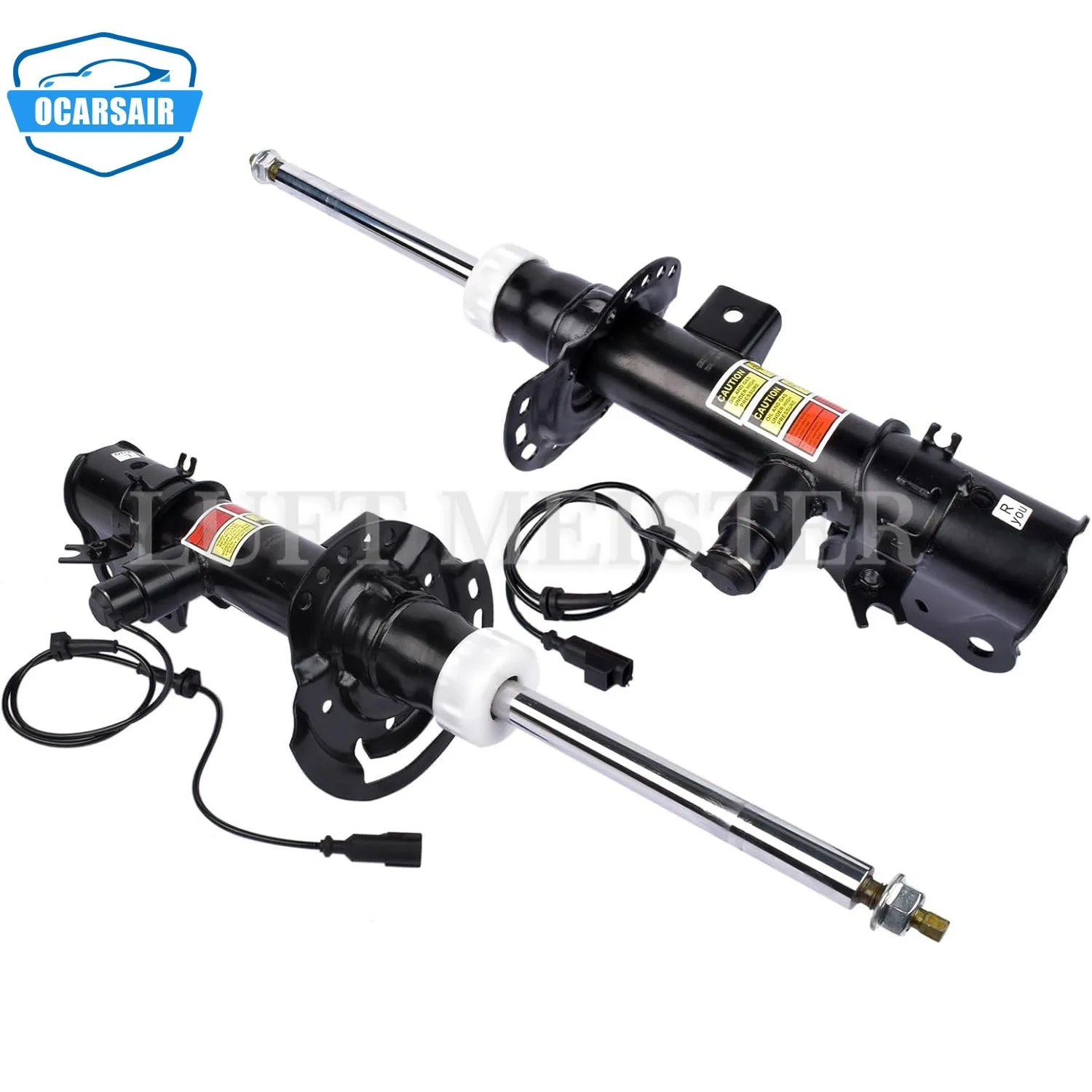 2Pcs Front Left&Right Shock Absorbers w/Electronic for Lincoln MKX 2.7L 3.7L 2016-2018 Part No.#AST-24690 AST-24688 Vahaha