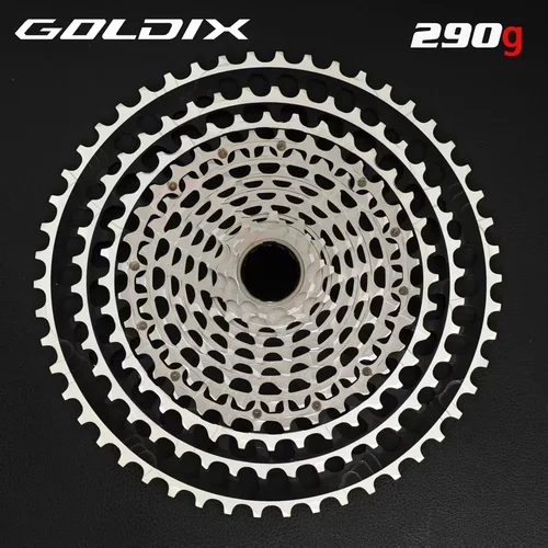 GOLDIX-Cassette ultraligero de 12 velocidades para bicicleta de montaña, HG 12S 11-51T/12S 11-46T XD 10-46T/10-51T 12V K7, piñón CNC para SHIMANO SRAM