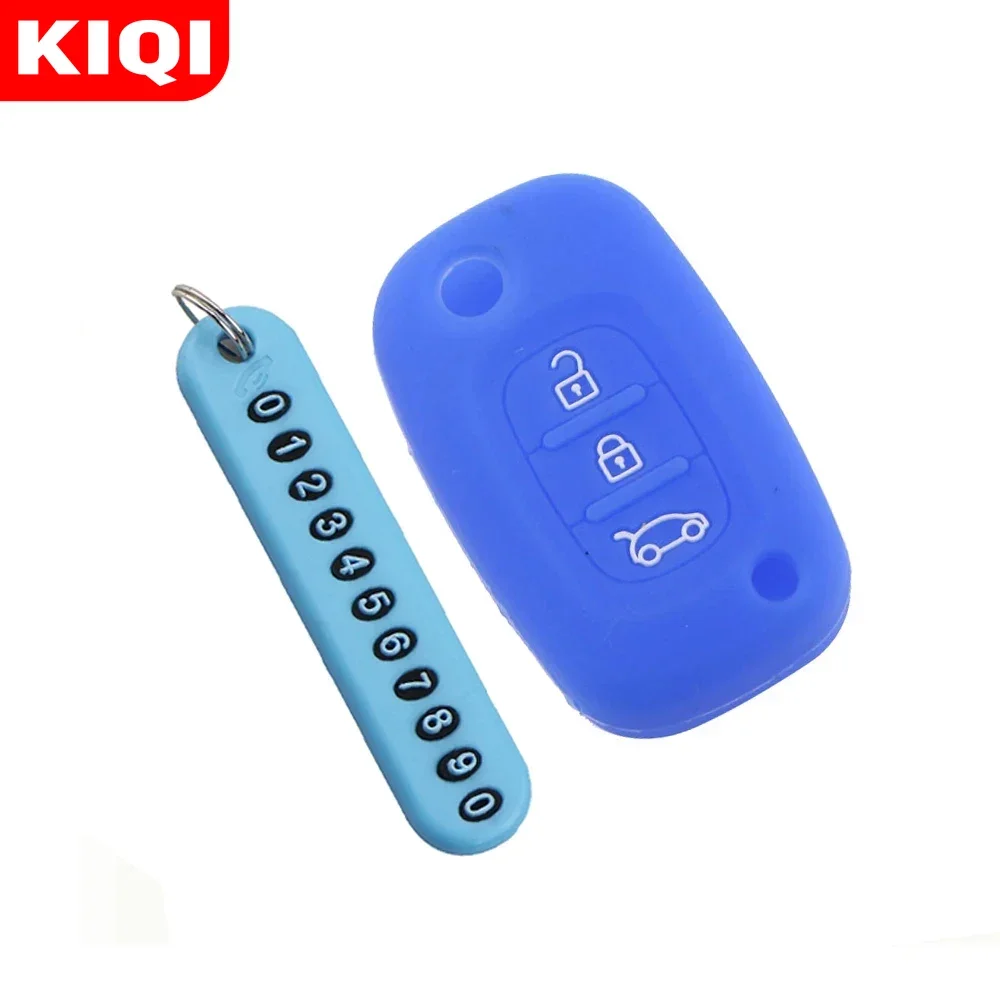 Silicone Key Case Cover For LADA Vesta Granta XRay Kalina Priora Sedan Sport For Renault Fluence Clio Megane For Mercedes