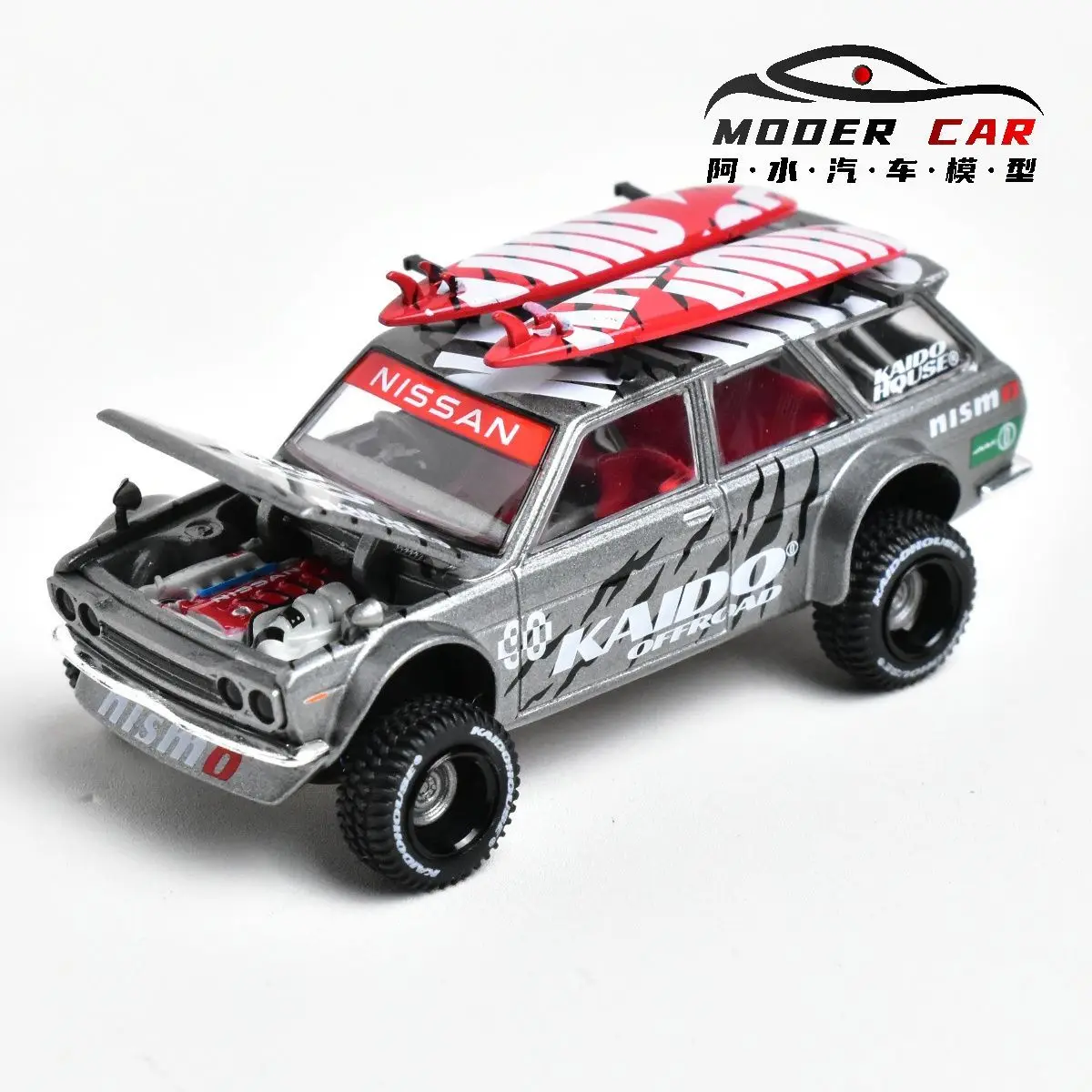 카이도 하우스+MINIGT TSM 1:64 Datsun 510 4x4 다이캐스트 모델 자동차
