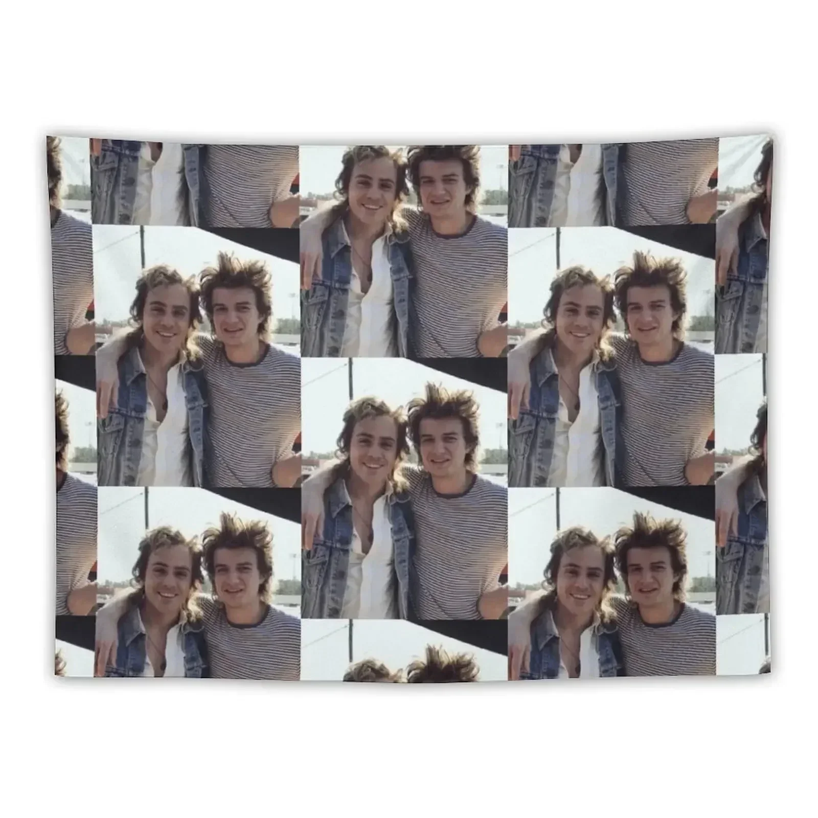 

Joe keery and Dacre Montgomery Tapestry Room Decore Aesthetic Home Decoration Accessories Tapestry