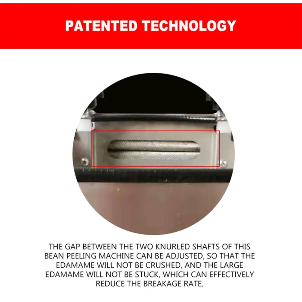 

Edamame Shelling Peeling Machine Bean Peeler Soybean Sheller Separator
